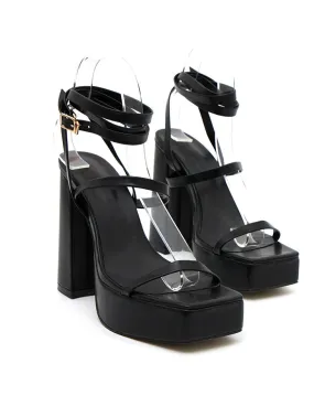 AR-3092 Strap Platform Heeled Sandals