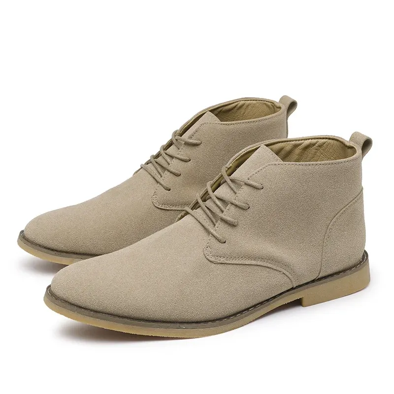 Comfortable suede chukka boots for men, stylish and durable