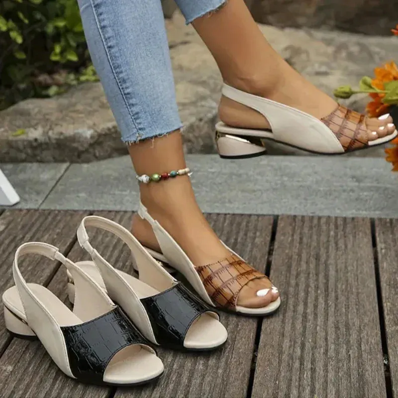 Elegant Mid-Heel Sandals