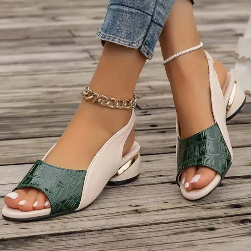 Elegant Mid-Heel Sandals