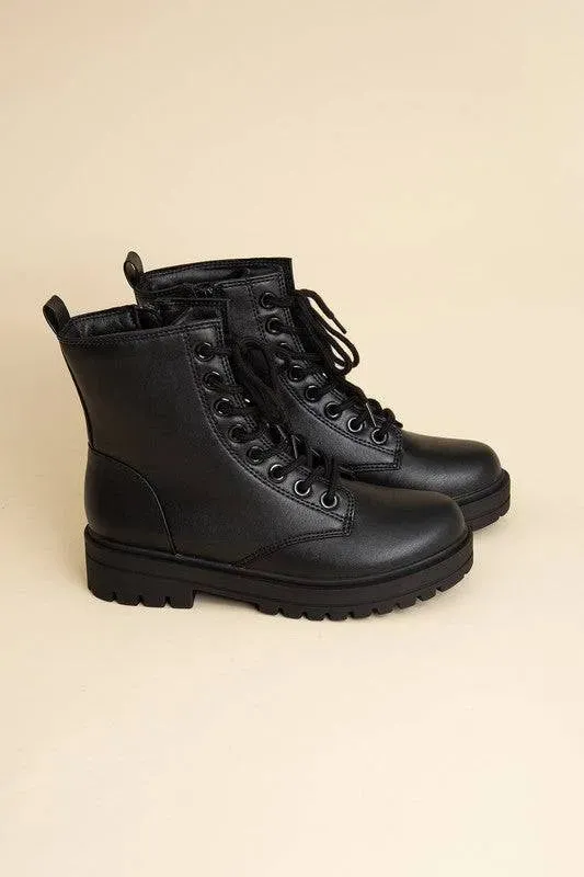 Epsom Lace-Up Boots: Durable and Stylish Footwear