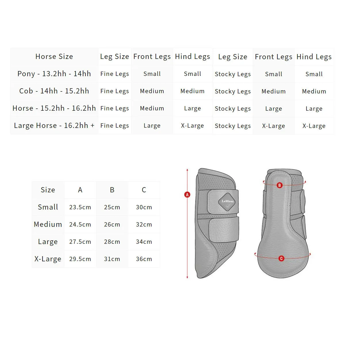 LeMieux Mesh Brushing Boots Pair