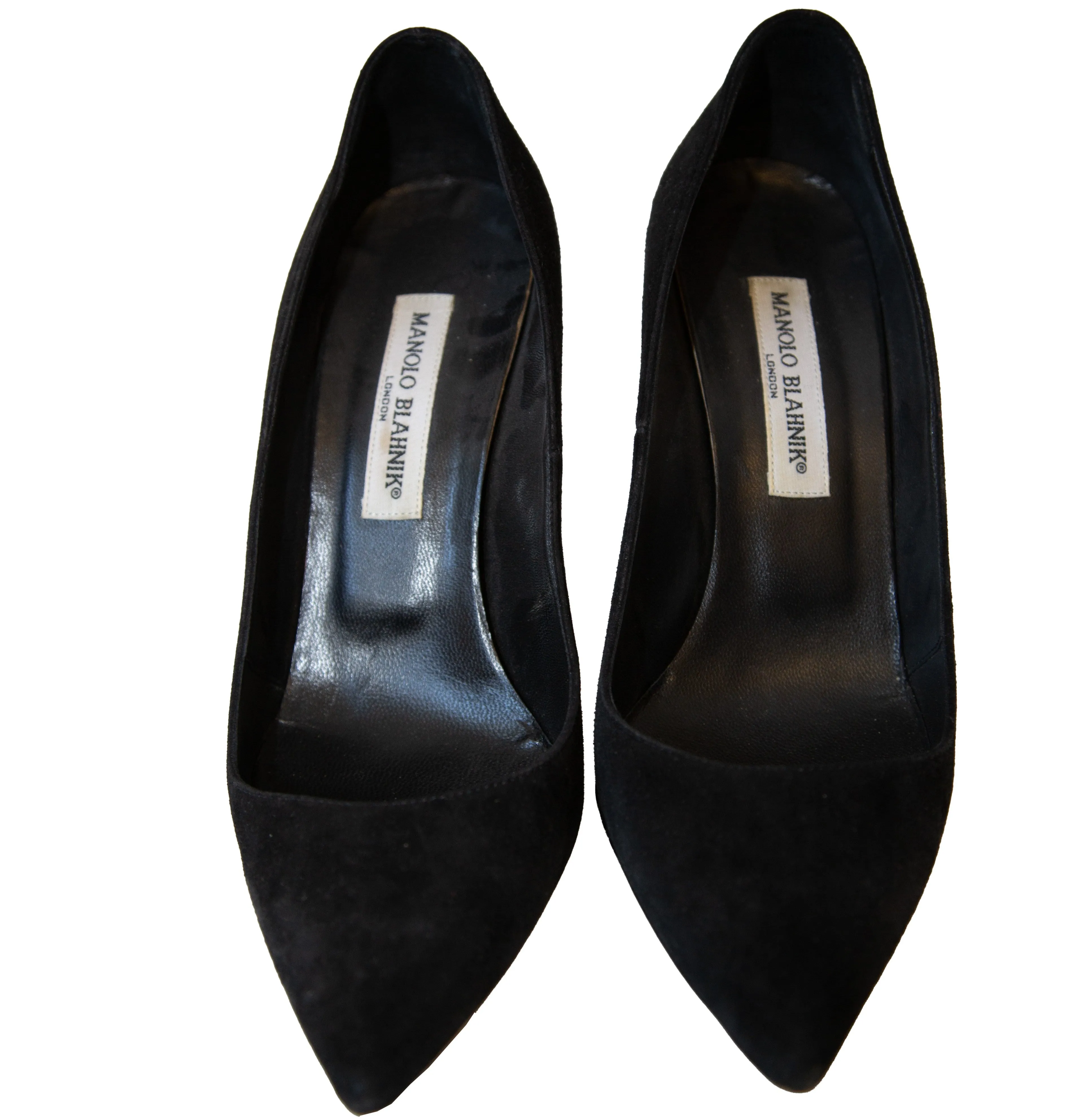 Manolo Blahnik Black Pumps Black Sole