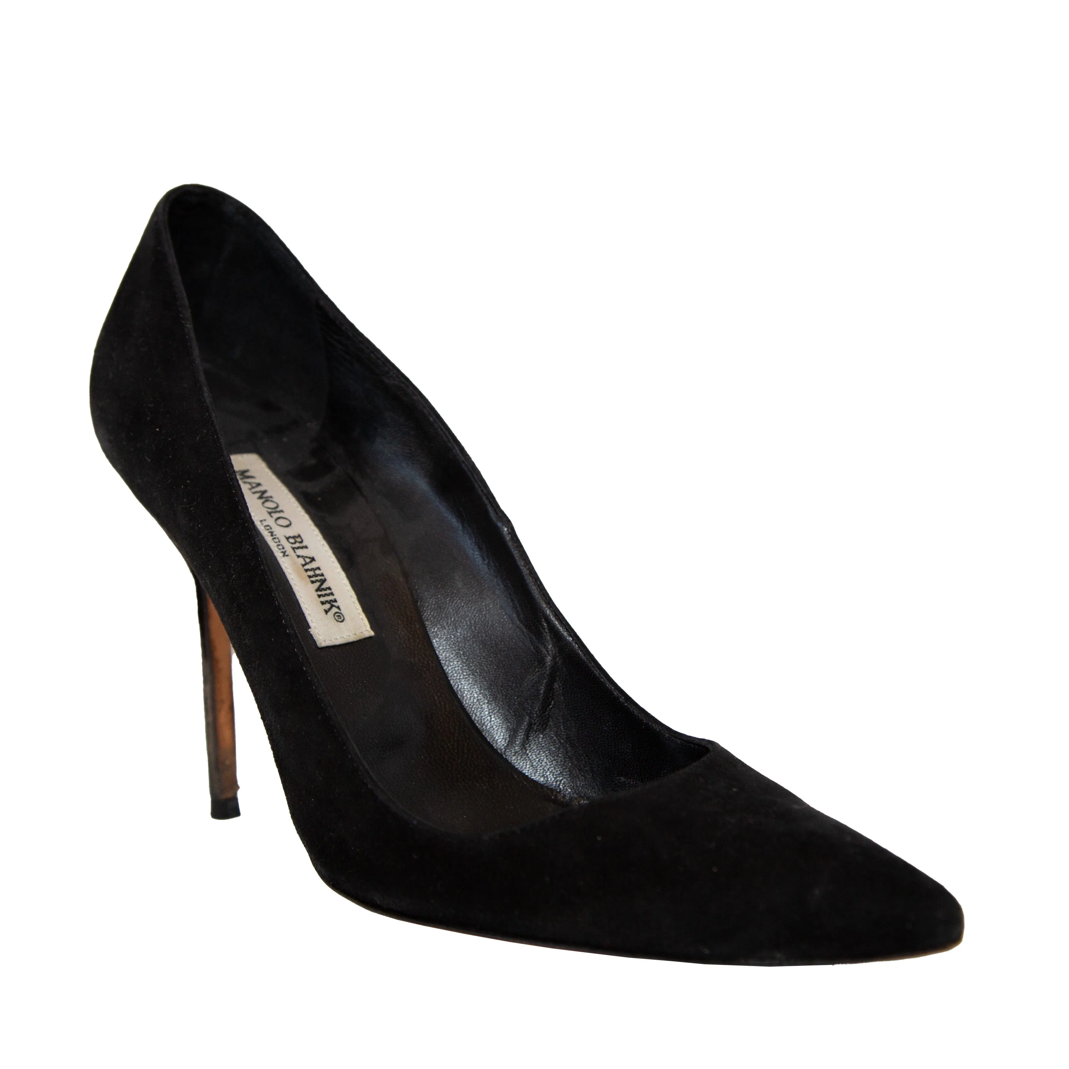 Manolo Blahnik Black Pumps Black Sole