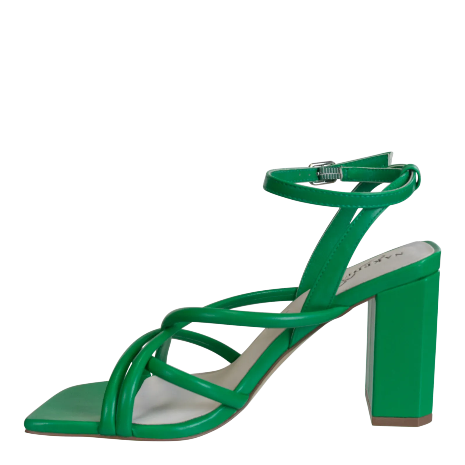 MOOD in GREEN Heeled Sandals