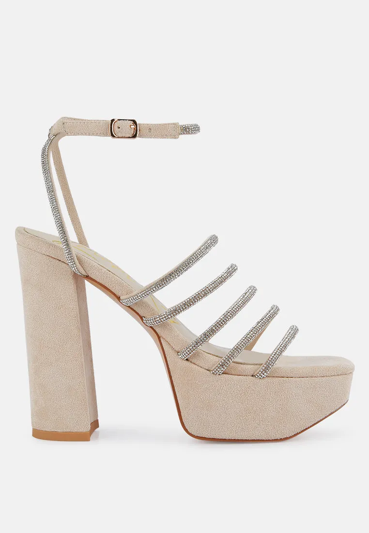 Tricks High Block Heel Sandals