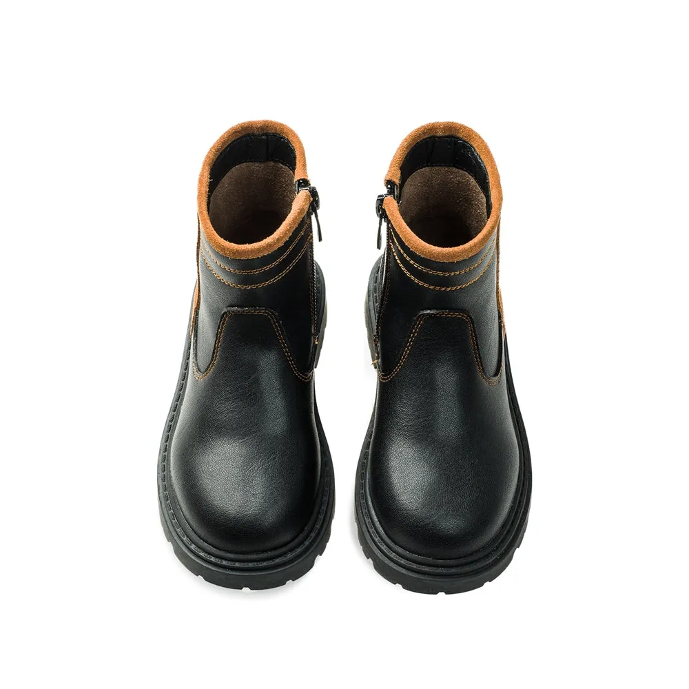 Trim Line Non-Slip Kids Casual Boots