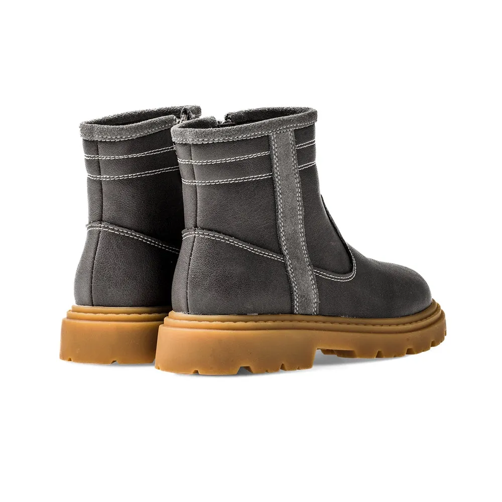 Trim Line Non-Slip Kids Casual Boots