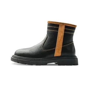 Trim Line Non-Slip Kids Casual Boots