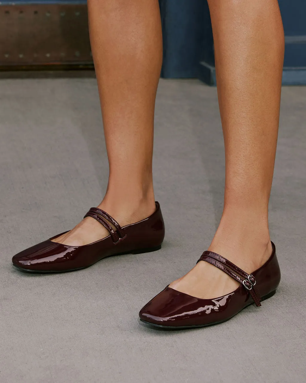 Zuri Patent Leather Ballet Flats